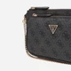 Сумка кросс-боди через плечо женская маленькая Guess Noelle Ii Dbl Pouch Crossbody HWBG96-72710-CLO Coal Logo (190231964575) - изображение 8