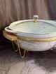 Мармит Yiwu LC-712 фарфоровый 2 л 13х26х19 см Белый мрамор - изображение 3