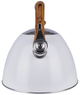 Czajnik Orion Wooden z gwizdkiem stalowy Biały 3 l (8592381162658) - obraz 3