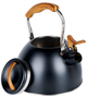Czajnik Vilde z gwizdkiem stalowy Czarny 2.5 l (5904316479183) - obraz 2