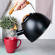 Czajnik Vilde z gwizdkiem stalowy Czarny 2.5 l (5904316479183) - obraz 6