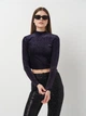 Блуза H&M L Фиолетовый 0931444_24 - изображение 1
