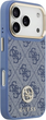 Панель Guess 4G Strass Logo MagSafe для iPhone 17 Pro Blue (3666339529444) - зображення 4