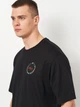 Футболка бавовняна довга чоловіча Fila FAM1108-80010 M Чорна (4067777242619) - зображення 4