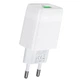 Зарядний пристрій з кабелем USB/microUSB 1 м HOCO C72Q 18 W 3 А білий - зображення 3