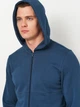 Толстовка на молнии мужская 4F 4FWAW25TSWSM1903-46S XL Темно-синяя (5905700737285) - изображение 4