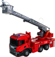 Игрушечная машинка Techno Drive Super Big Truck Пожарная машина Scania со световыми, звуковыми и водными эффектами (5005KS) - изображение 7