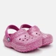 Детские кроксы-сабо утепленные для девочки Crocs Classic Lined Glitter Clog T 207463-6WY 27-28 (C10) Розовые (196265885848) - изображение 2