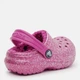 Детские кроксы-сабо утепленные для девочки Crocs Classic Lined Glitter Clog T 207463-6WY 27-28 (C10) Розовые (196265885848) - изображение 4