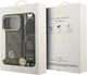 Панель Guess 4G Strass Logo & Big Strap Metal Buttons MagSafe для iPhone 17 Pro Brown (3666339550974) - зображення 9