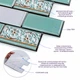 Вінілова плитка самоклеюча Sticker Wall SW-00001139 300х300х5 мм - изображение 2