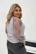 Fashions • Кофта женская Ариадна Fashions 46-50 серый (#456/а-ел) - изображение 2