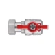 Кран кульовий з накидною гайкою Thermo Alliance Forte 3/4" ВЗ для води кутовий SF224W20 - зображення 7