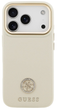 Панель Guess Grained Strass Logo MagSafe для iPhone 17 Pro Beige - зображення 2