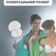Прокладки вкладиші для захисту від поту для пахв пахвові накладки одноразові наклейки на одяг вбираючі гігієнічні самоклеючі подушечки пластир для захисту одягу від плям поту комплект 40 шт Білі 108_1_0_1B - зображення 11