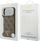 Etui plecki Guess 4G Triangle Logo MagSafe do iPhone 17 Pro Max Brown/Gold (3666339521141) - obraz 8