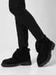 Женские зимние ботинки замшевые низкие Allshoes 190788 36 22.7 см Черные (ROZ6501054466) - изображение 2