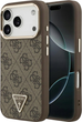 Панель Guess 4G Triangle Logo MagSafe для iPhone 17 Pro Brown/Gold (3666339521134) - зображення 1