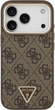 Панель Guess 4G Triangle Logo MagSafe для iPhone 17 Pro Brown/Gold (3666339521134) - зображення 3
