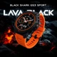 Смарт-часы Black Shark GS3 Sport Lava Black (BS-W2402) с двумя ремешками: оранжевый и черный - изображение 4