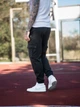Мужские штаны карго теплые на флисе Teamv OVERSIZE Черные XL - изображение 4