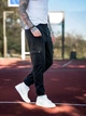 Мужские штаны карго теплые на флисе Teamv OVERSIZE Черные XL - изображение 5