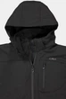 Куртка CMP Jacket Zip Hood Softshell Black 3A01787N-U901 54 - зображення 2