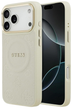 Панель Guess Peony Hot Stamp MagSafe дляiPhone 17 Pro Max Beige - зображення 1