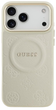 Панель Guess Peony Hot Stamp MagSafe дляiPhone 17 Pro Max Beige - зображення 2