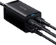Сетевое зарядное устройство Baseus GaN3 Pro Desktop Fast Charger 2C+2U 65W + Cable USB-C to USB-C Black (CCGP040101) [80903] - изображение 4