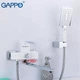 Змішувач для ванни GAPPO G2207-7, білий/хром - зображення 2