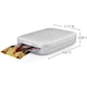 Портативный фотопринтер HP Sprocket 2x3 White (HPISPW) [141287] - изображение 3