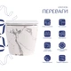 Унитаз подвесной Robin Ultra Quiet 490×365×325 мм, Marble, с сиденьем Slim Duroplast / Soft-close / Quick Release QT13332381АSMR Qtap - изображение 3