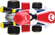 Машинка на радіокеруванні Carrera Mario Kart Mario Mini (9003150148388) - зображення 6