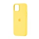 Чехол для iPhone 15 силиконовый Soft-touch Silicone Case Full Size (AA) Mellow Yellow - изображение 1