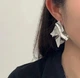 Сережки біжутерія Полотно металеве Fashion Jewelry Сріблястого кольору - зображення 2