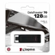 Флеш пам'ять 128GB Kingston DT70 Type-C Black (DT70/128GB) - изображение 3