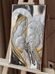 Срібна ікона Свята Родина (код 1708/45D) 27*45 см - зображення 3
