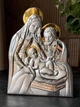Серебряная икона Рождество Христово (С737 D815 O) 16 х 22 см - изображение 5