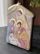 Серебряная икона Рождество Христово (С738 D756 OС) 10 х 14 см - изображение 4