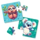 Пазлы детские Vladi Toys "Ленивец и коала" мягкие VT1102-40 - изображение 2