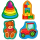 Игра развивающая Vladi Toys мягкие бейби пазлы Малыш сможет "Играшки" (укр) VT1106-94 - изображение 2