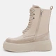 Женские демисезонные ботинки кожаные высокие Bistfor 44418/302/747ut 36 23.5 см Бежевые (ROZ6501024183) - изображение 4