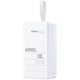 Потужний Повербанк Powerbank REMAX 60 000 mAh RPP-650, PD 100 Вт, заряджання ноутбуків, 2×USB-C + USB-A - зображення 2