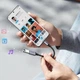 Перехідник UGREEN US378 USB-C to USB 3.0 OTG Alu Case with Braid 10cm Black (70889) - зображення 9