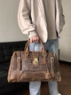 Саквояж Vintage 14410 Коричневый - изображение 12