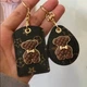 Брелок-чехол для магнитного ключа домофона, трекера, метки NFC С Логотипом ЛУИ Мишка прямоугольный - изображение 2