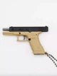 Брелок Glock 17 P18C Койот-Чорный для ключей,рюкзака Реалистично разборный, коллекционный Кабура в подарок - изображение 2