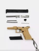 Брелок Glock 17 P18C Койот-Чорный для ключей,рюкзака Реалистично разборный, коллекционный Кабура в подарок - изображение 4