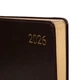 Щоденник датований 2026 Leo Planner ф. А5 Aldento інтегральний, темно-коричневий, 368 сторінок 252673 - зображення 2